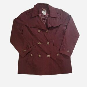 Burgundy Worthington XL Stylish Coat